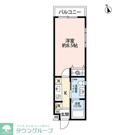 ピアコートTM東伏見の物件間取画像